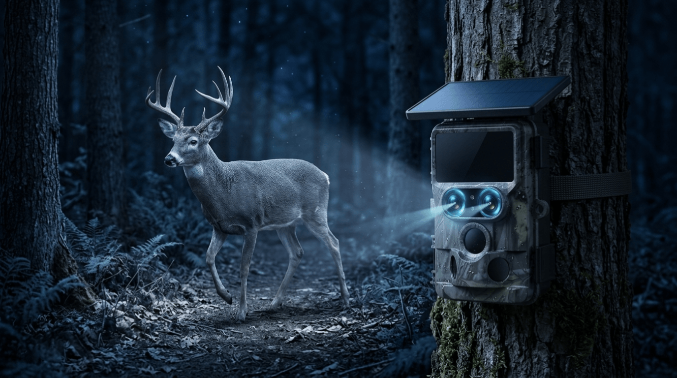 best night vision trail camera for wildlife monitoring 2026 infrared no glow