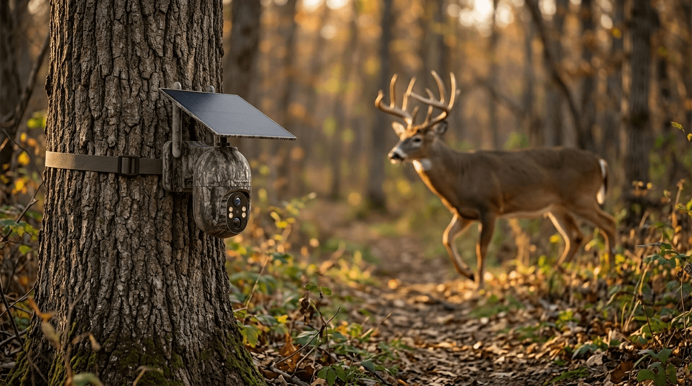 Best trail cameras for 2026 mounted in a forest during deer hunting season