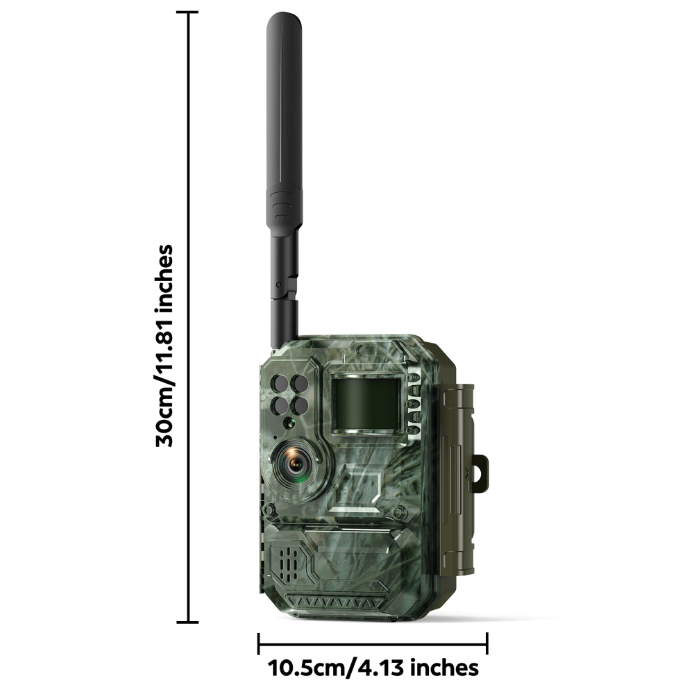 VOOPEAK TC35 4G Cellular Live Streaming Trail Camera with Color Night Vision
