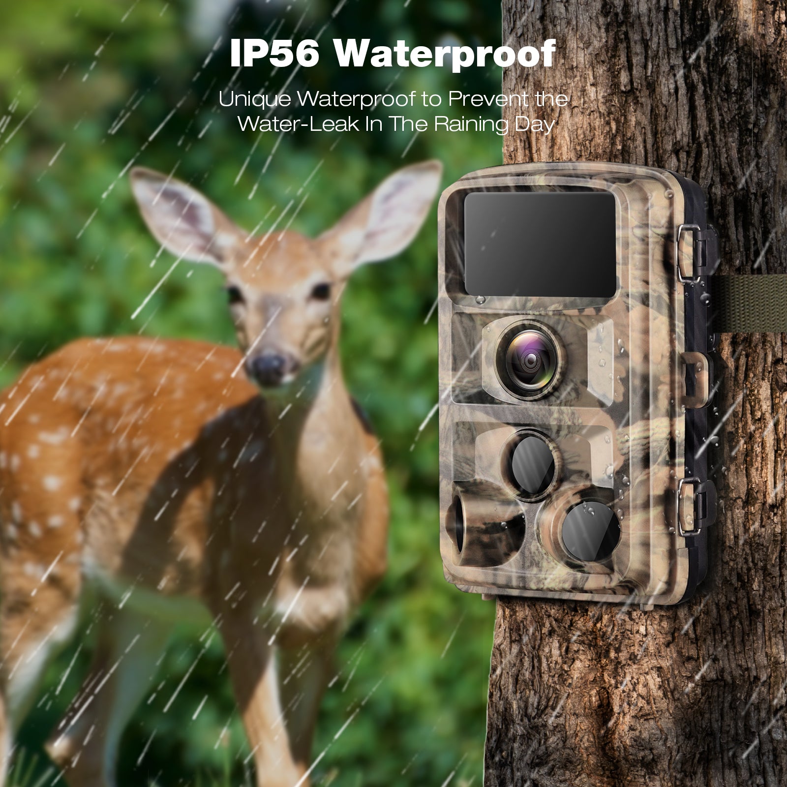 Voopeak T45 16MP 1080P Trail Camera With Infrared Night Vision(Only available in AU, EU)