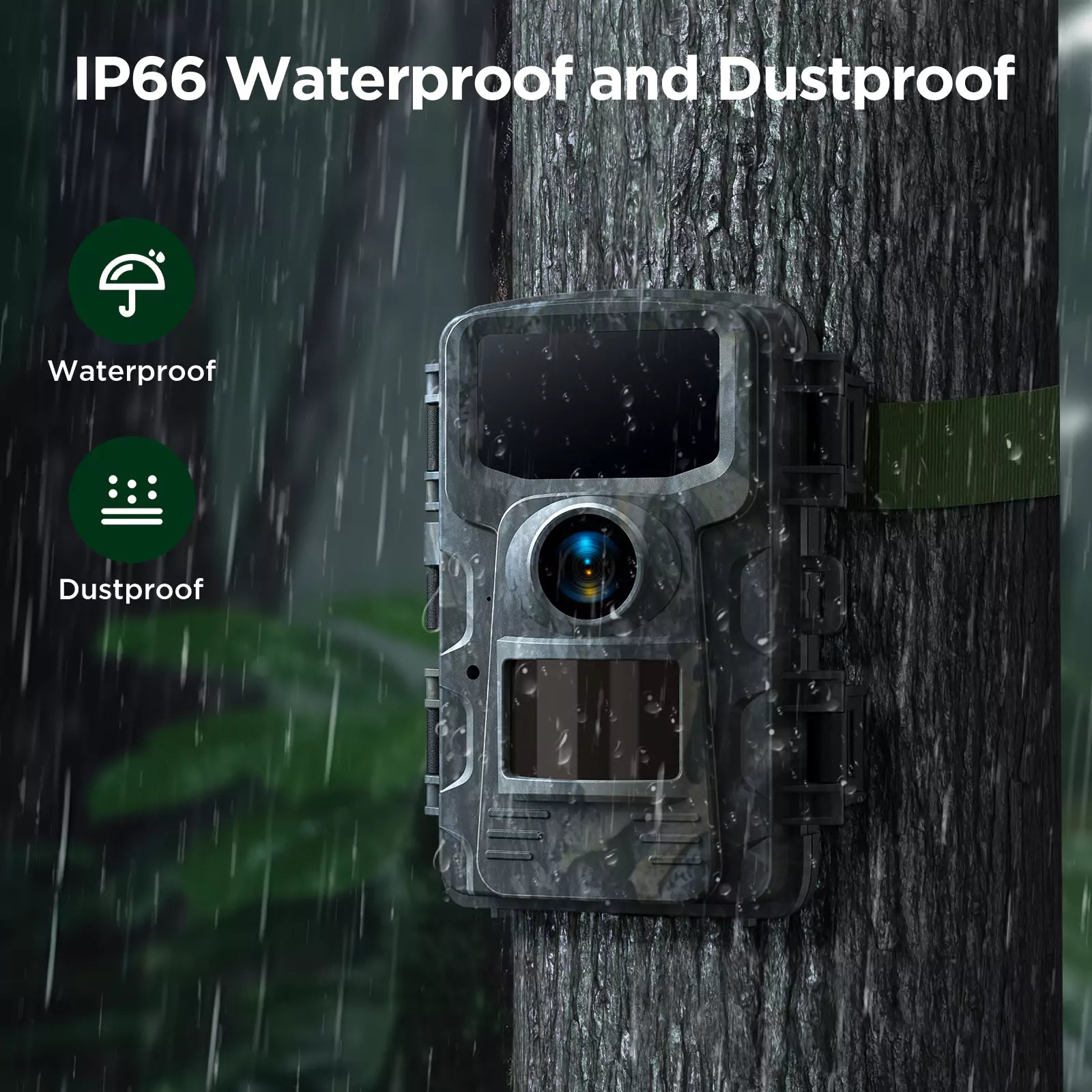 4K Low glow Hunting Trail Camera