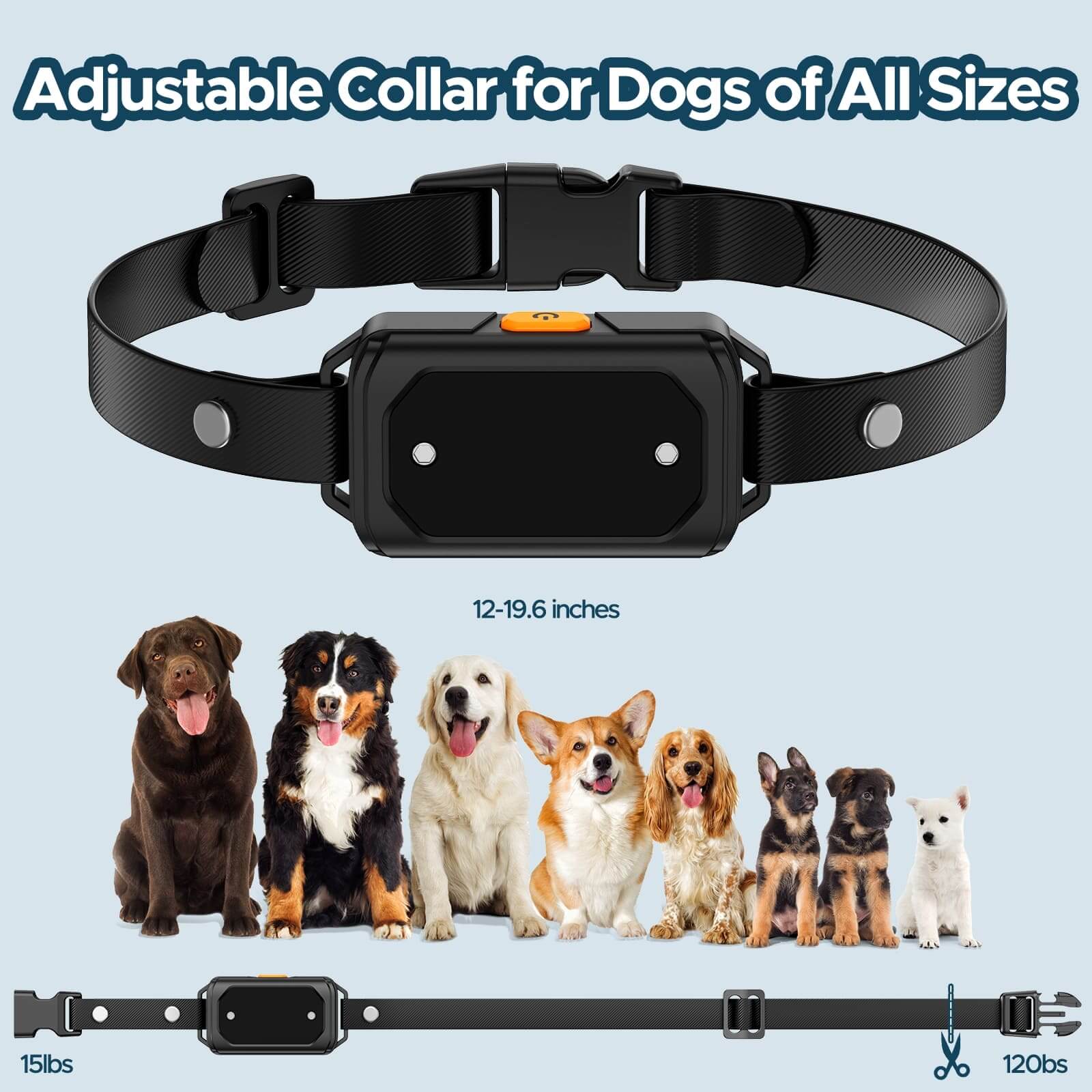 Voopeak 2-in-1 Wireless Dog Fence & Training Collar