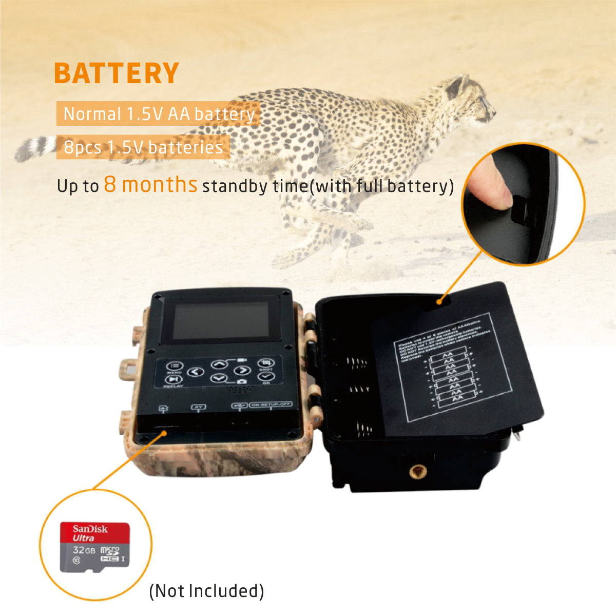 Voopeak T40A FHD 4K & 42MP Trail Game Camera (Only available in the AU)