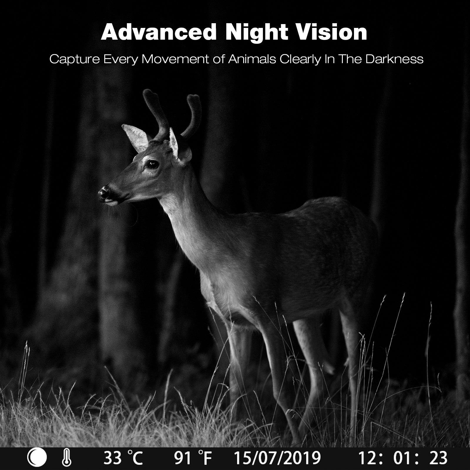 Voopeak T45 16MP 1080P Trail Camera With Infrared Night Vision(Only available in AU, EU)