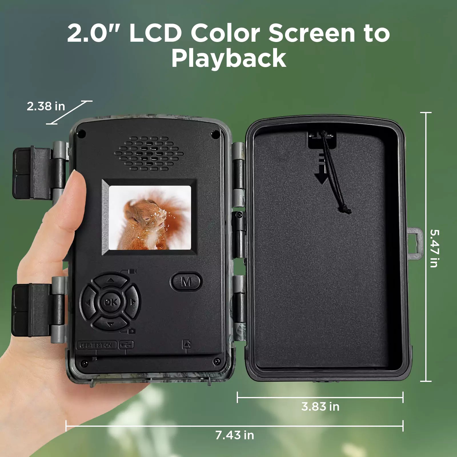 4K Low glow Hunting Trail Camera