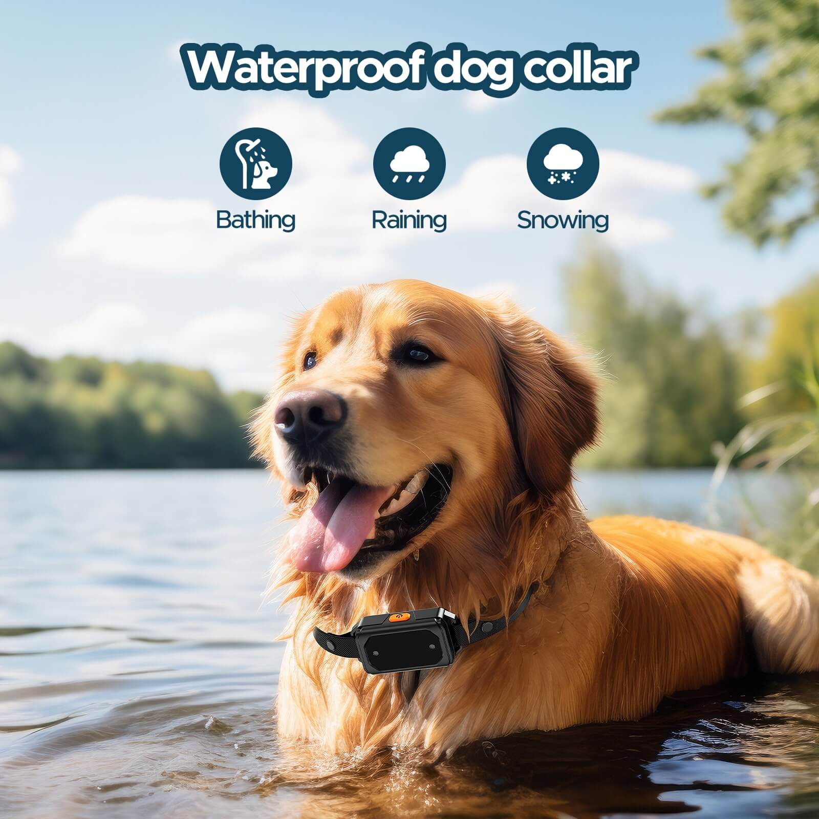 Voopeak 2-in-1 Wireless Dog Fence & Training Collar