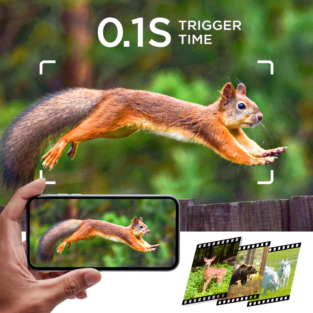 4K Low glow Hunting Trail Camera