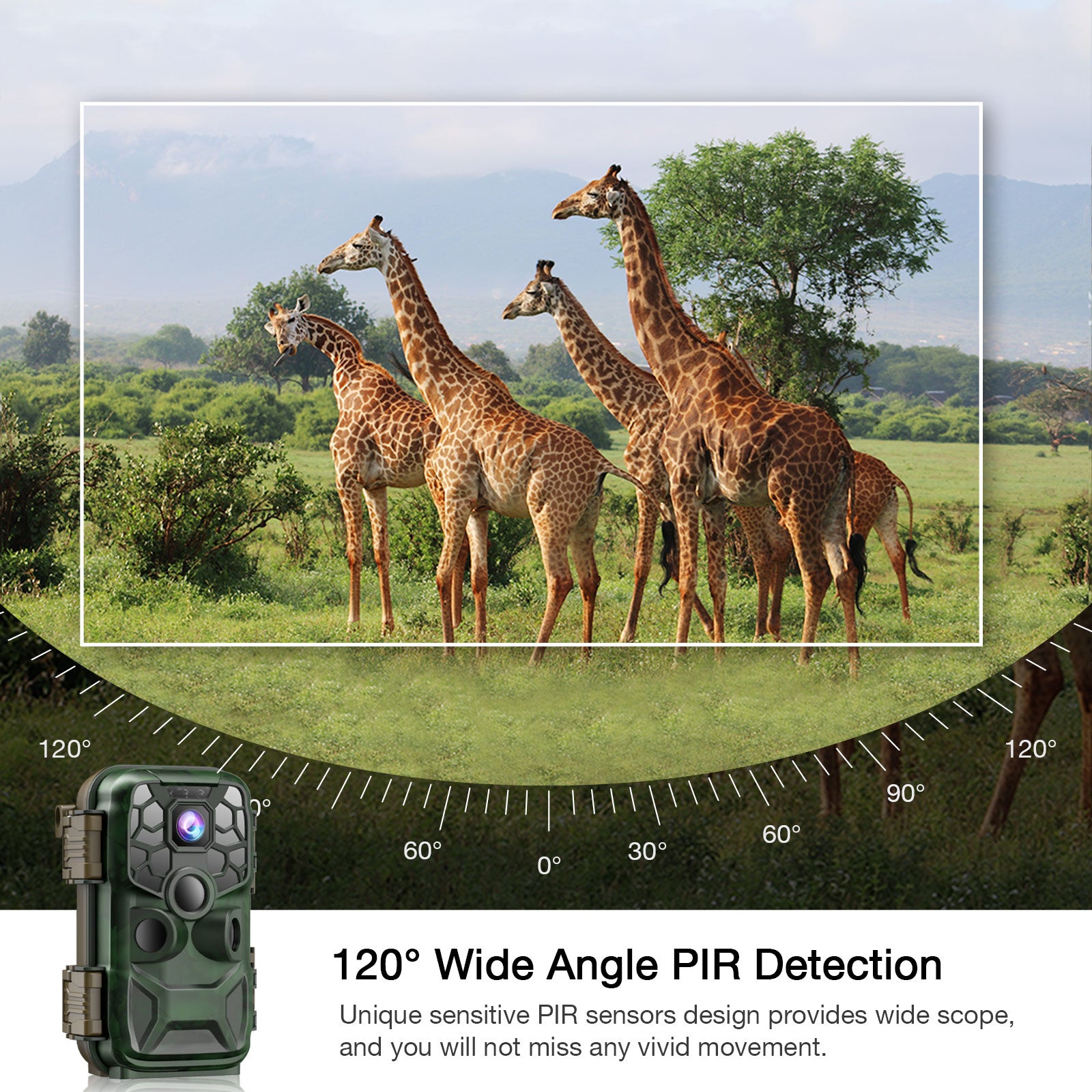 Voopeak T90 4K 24MP WiFi Bluetooth Trail Camera With Low Glow Night Vision(Only available in the AU)