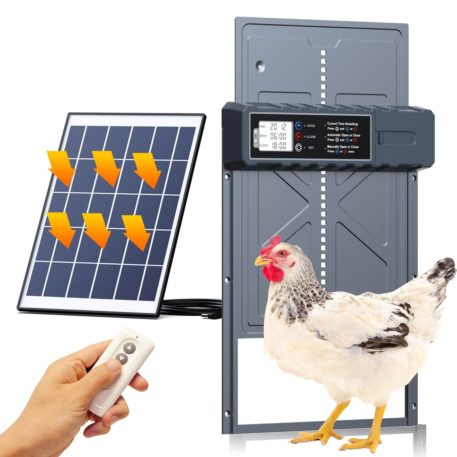 VOOPEAK CD01 Automatic Chicken Coop Door with LCD Display