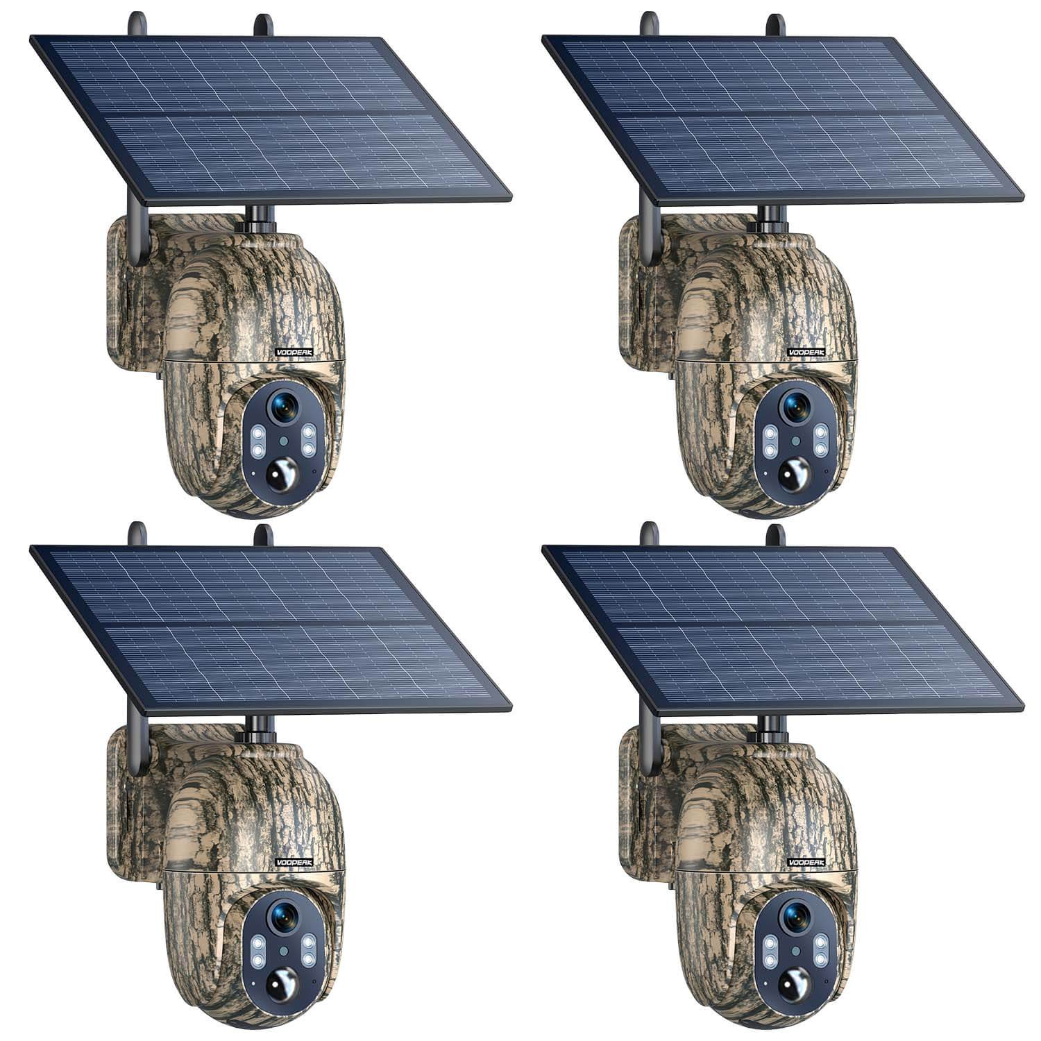 Voopeak 360 Degree 4G Cellular Motion Activated Trail Camera with Live Feed for Hunting and Security