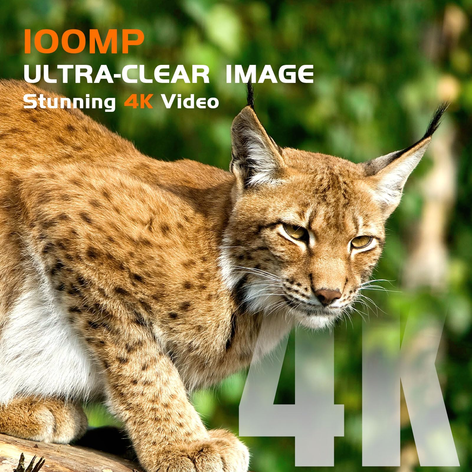 VOOPEAK TC08 4K WiFi Solar Powered 0.1s Trigger Trail Camera 2025 upgrade 100MP UHD mage