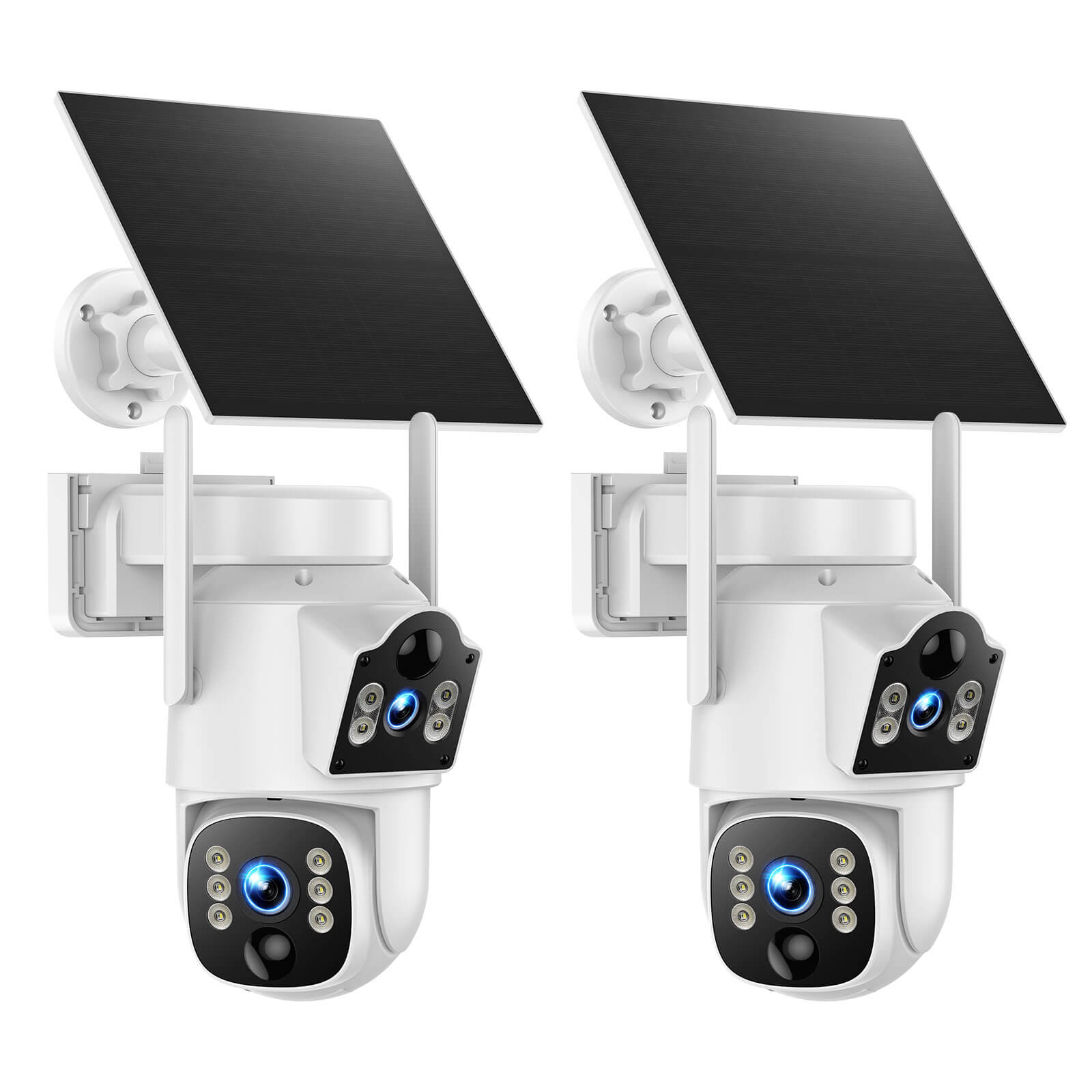 VOOPEAK TC39 Dual Lens Cellular Trail Camera Solar Powered 4G LTE Game Camera for hunting wildlife Monitoring and Property Security
