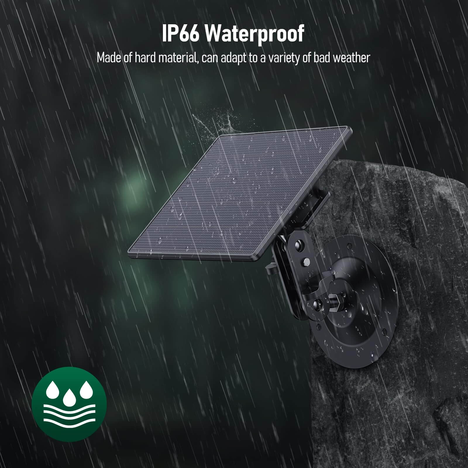 VOOPEAK BC643 6V/2A Waterproof Solar Power Panel for Trail Camera