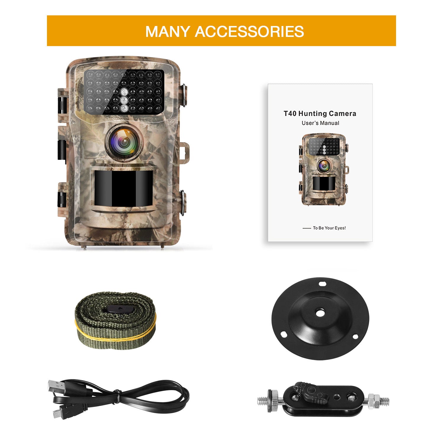 Voopeak T40A FHD 4K & 42MP Trail Game Camera (Only available in the AU)