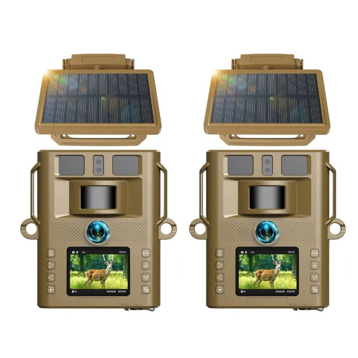 Voopeak TC21 4K WiFi Wildkamera No Glow Nachtsicht Versteckte Baum-Wildkamera