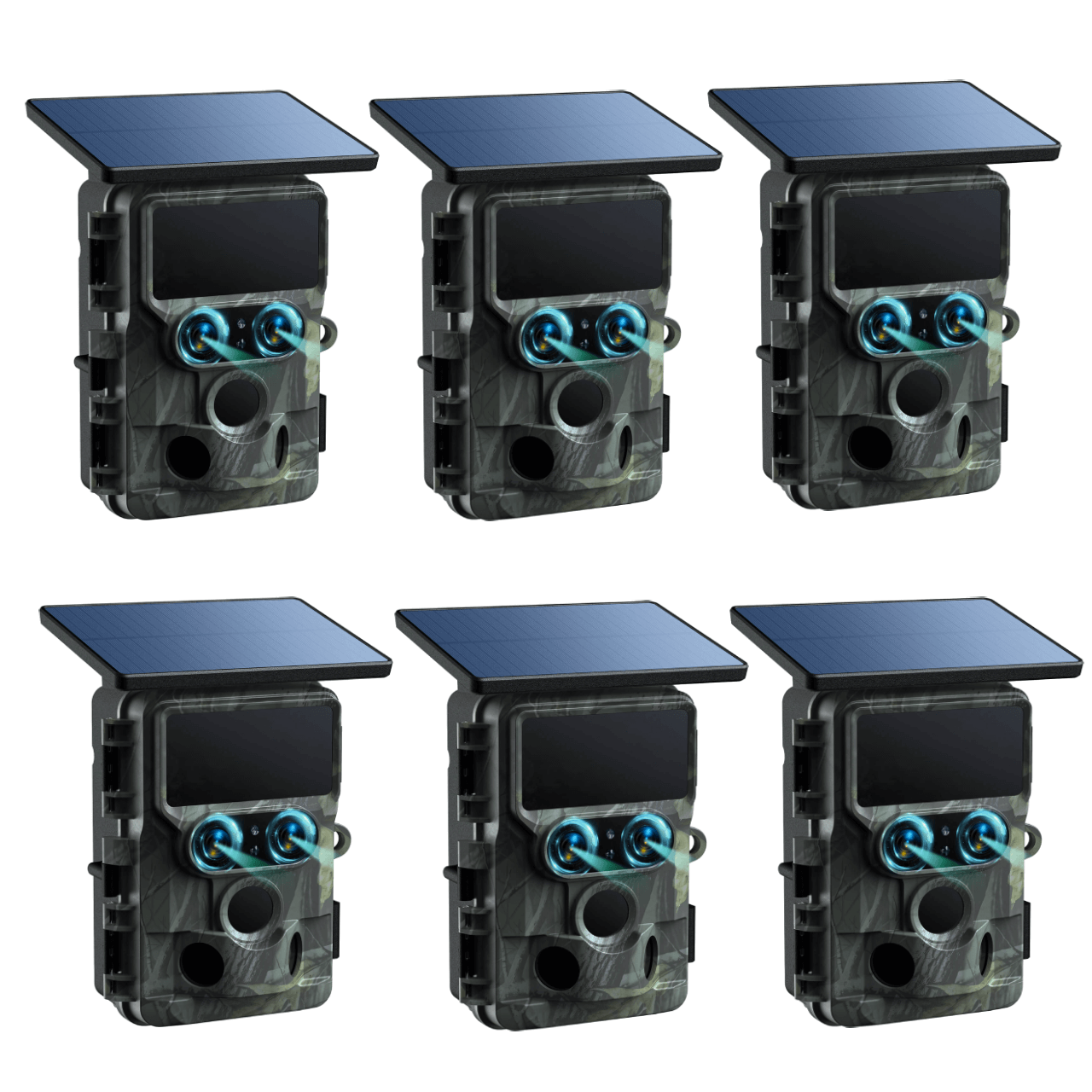 VOOPEAK TC22 4KHD Wifi Trail Camera Dual Lens Solar Powered Wildlife Game Deer Camera