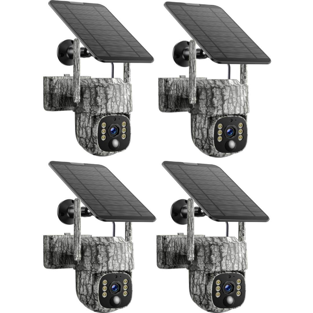 🎉New Year Sale🎁 VOOPEAK TC32 4G Lte Solar Power Cell Cellular Trail Game Camera for Hunting Wildlife Monitoring Security