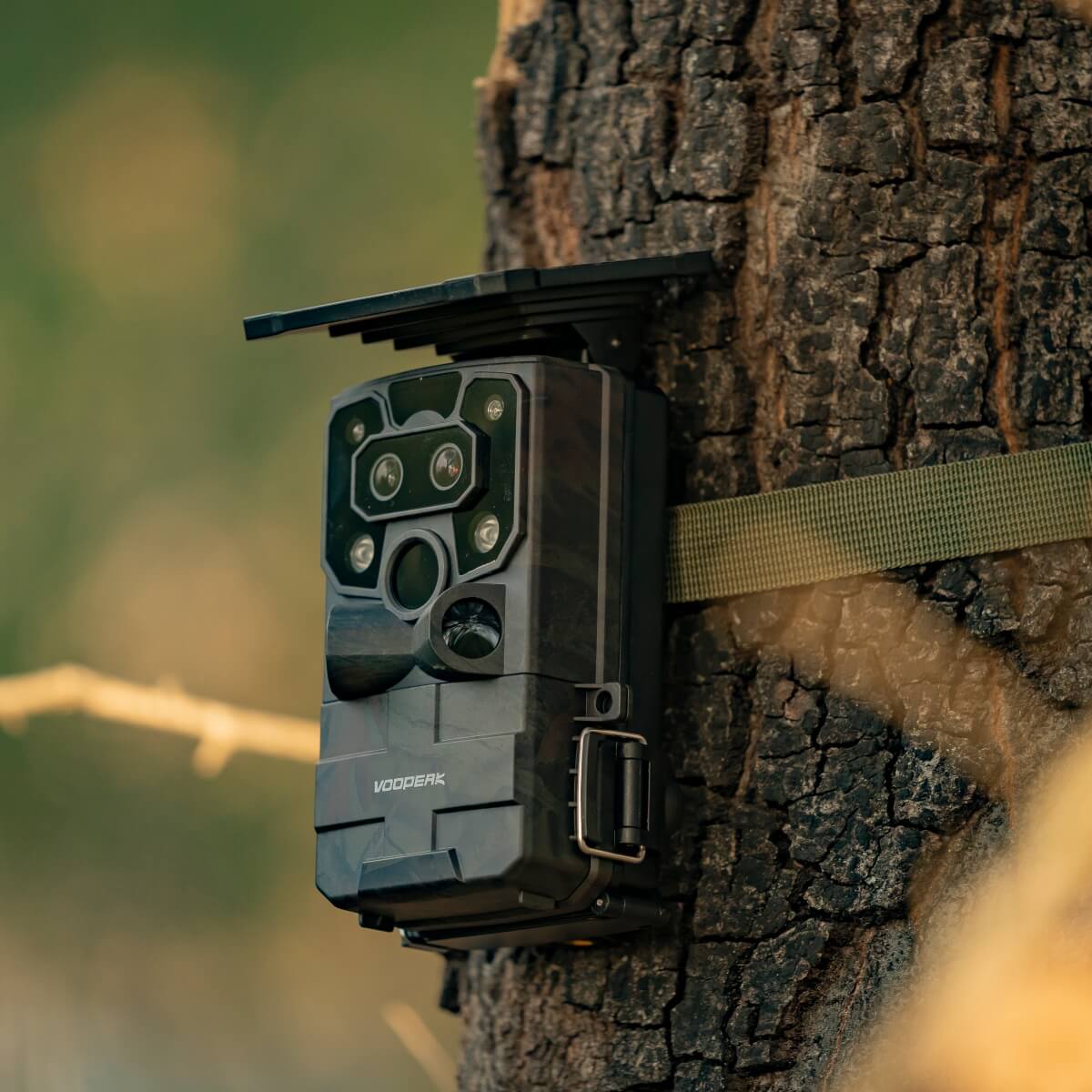 VOOPEAK TC37 4K 60MP High-Resolution Solarbetriebene WLAN-Wildkamera für Jagd und Wildtierbeobachtung