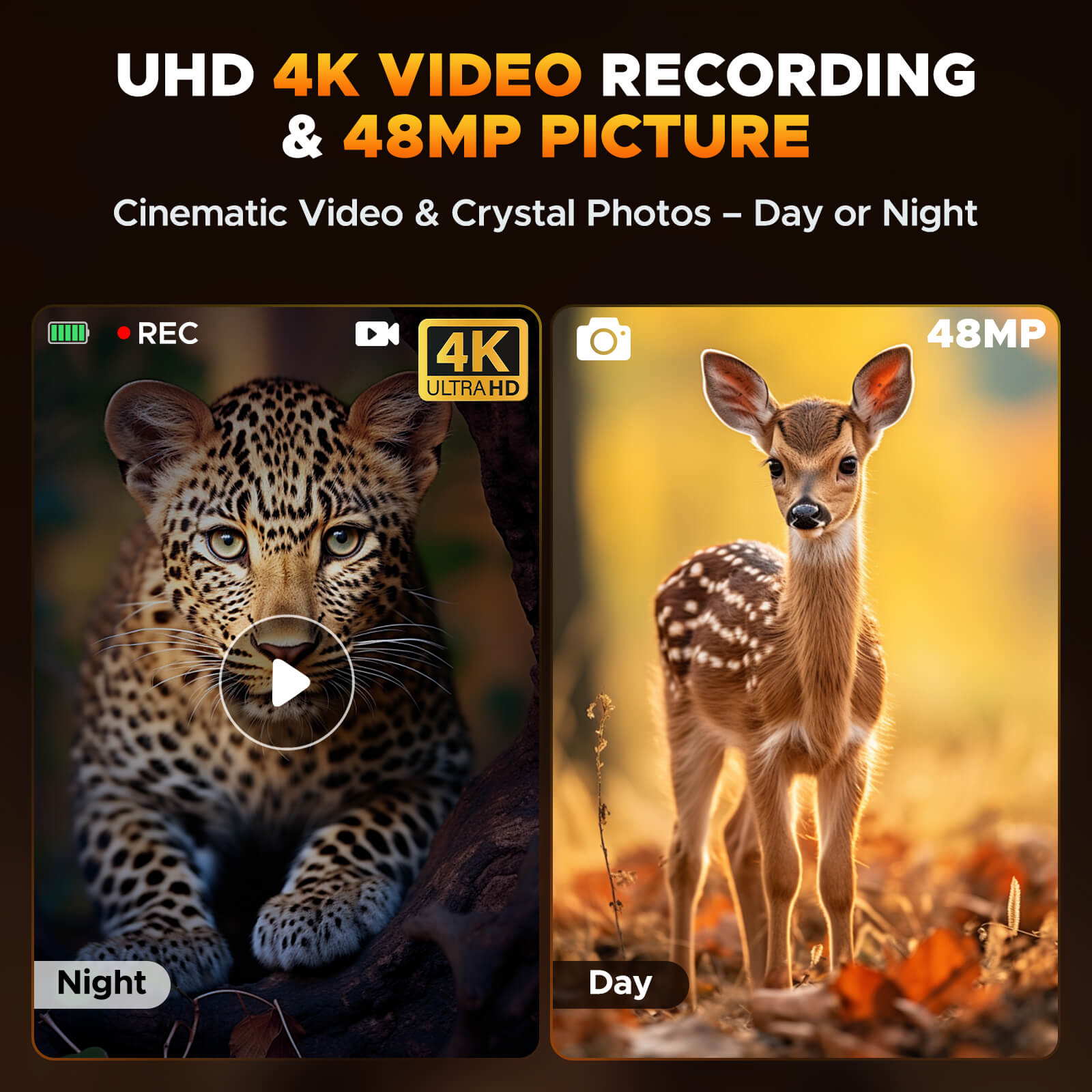 VOOPEAK NV02 4k Night Vision Goggles for Outdoor Camping Security