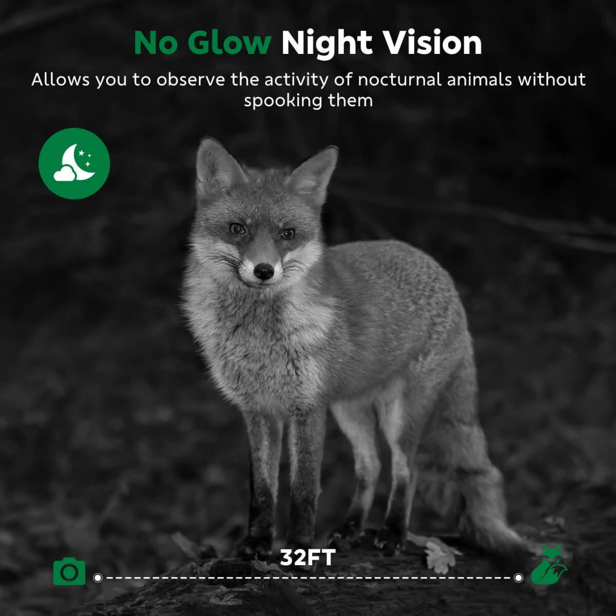 Voopeak TC29 Wifi Trail Camera 130ยฐ Wide-Angle Wildlife Camera