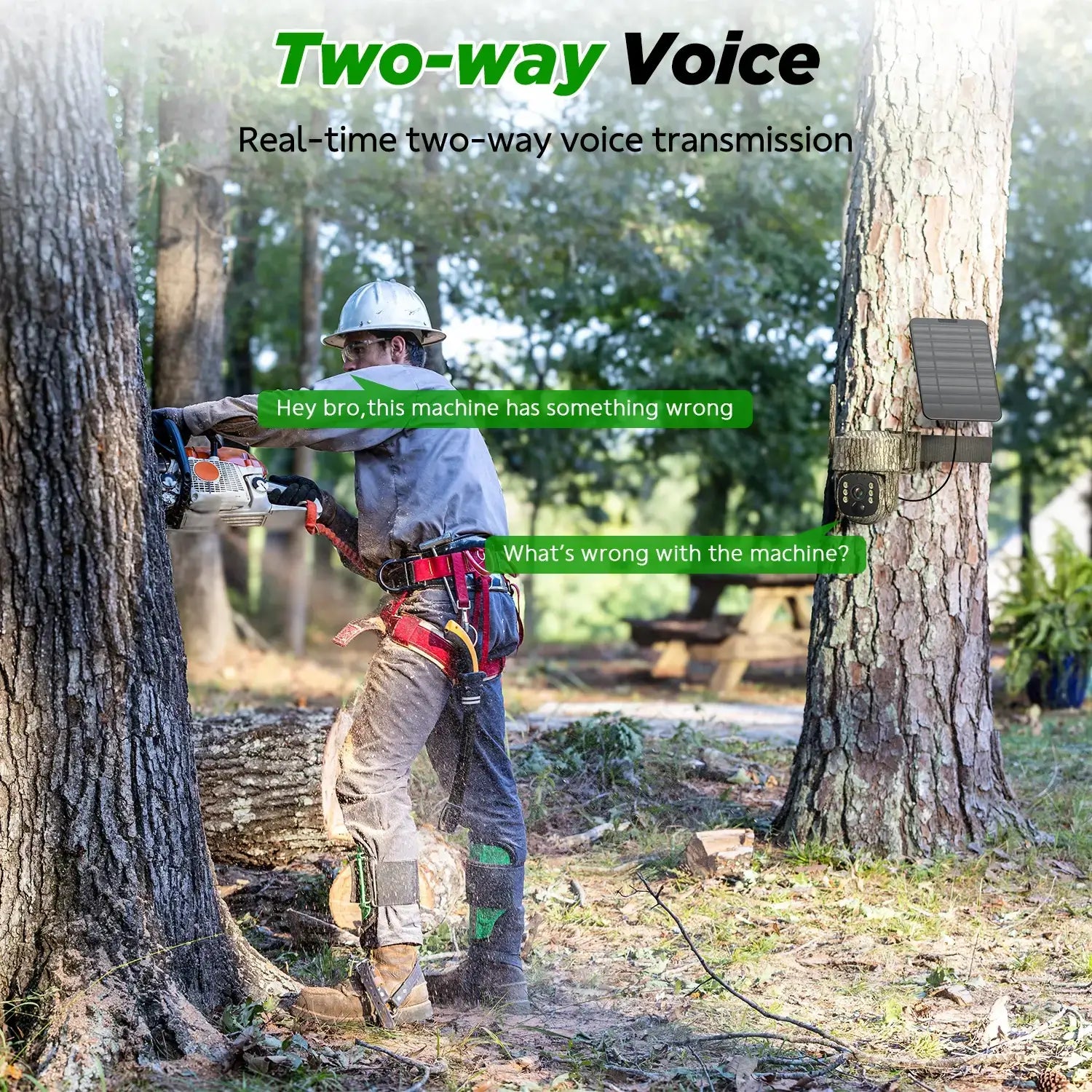 VOOPEAK TC32 4G Lte Solar Power Cell Cellular Trail Game Camera for Hunting Wildlife Monitoring Security