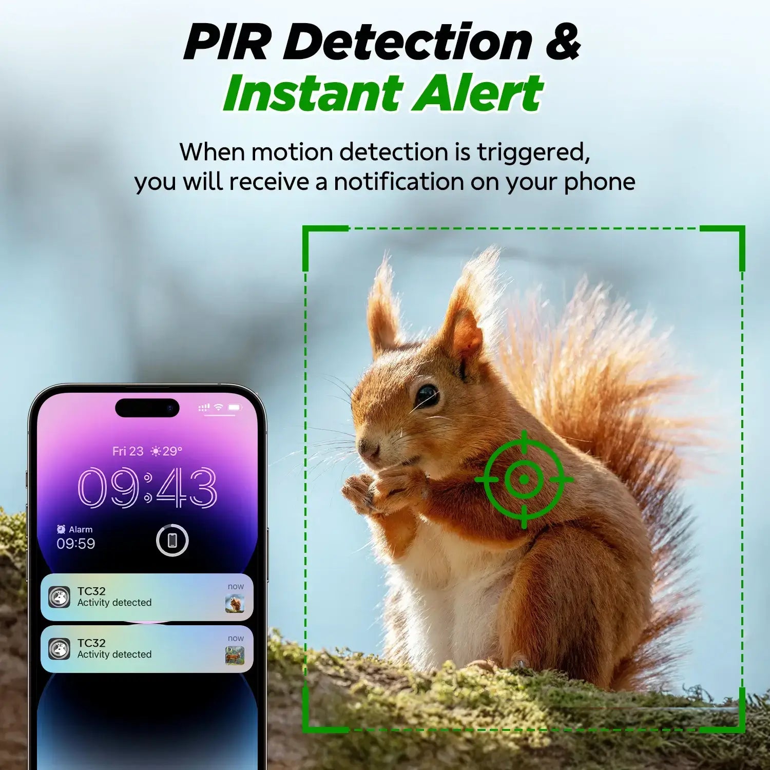 🎉New Year Sale🎁 VOOPEAK TC32 4G Lte Solar Power Cell Cellular Trail Game Camera for Hunting Wildlife Monitoring Security