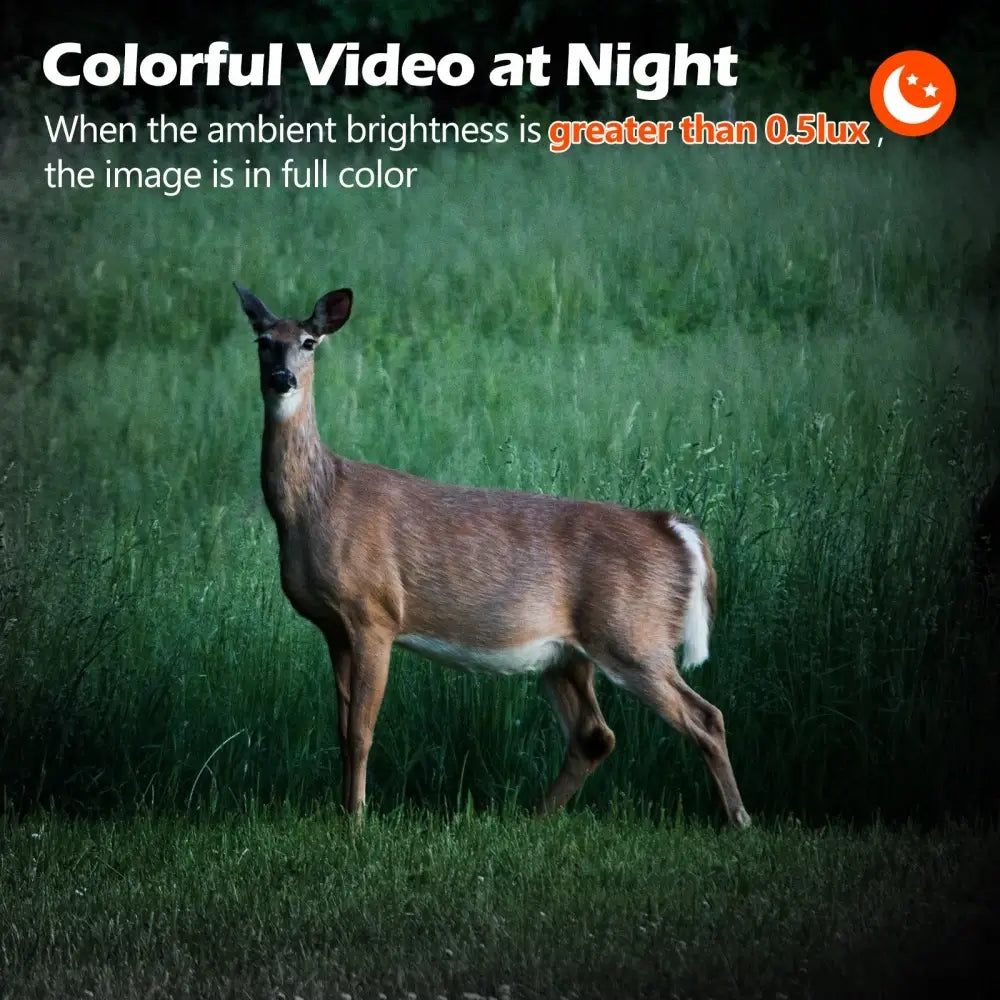 VOOPEAK TC27 2.5K 4G 360 ° Cellular Solar live feed Trail Camera Wildlife Deer Game Camera