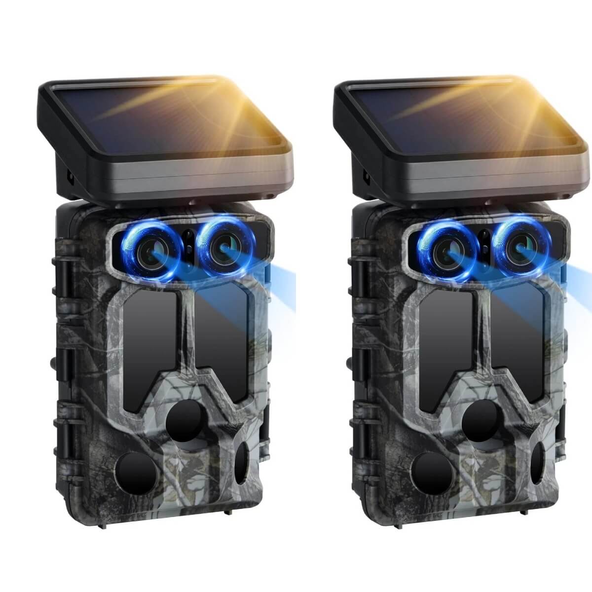 VOOPEAK TC07 4K Wifi Dual-Lens Solar Powered Trail Game Camera
