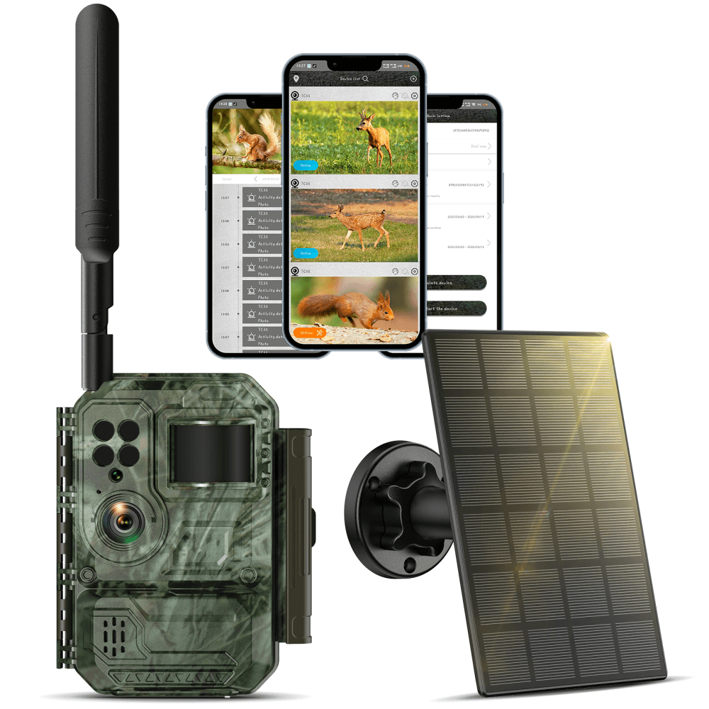 VOOPEAK TC35 4G Cellular Live Streaming Trail Camera with Color Night Vision