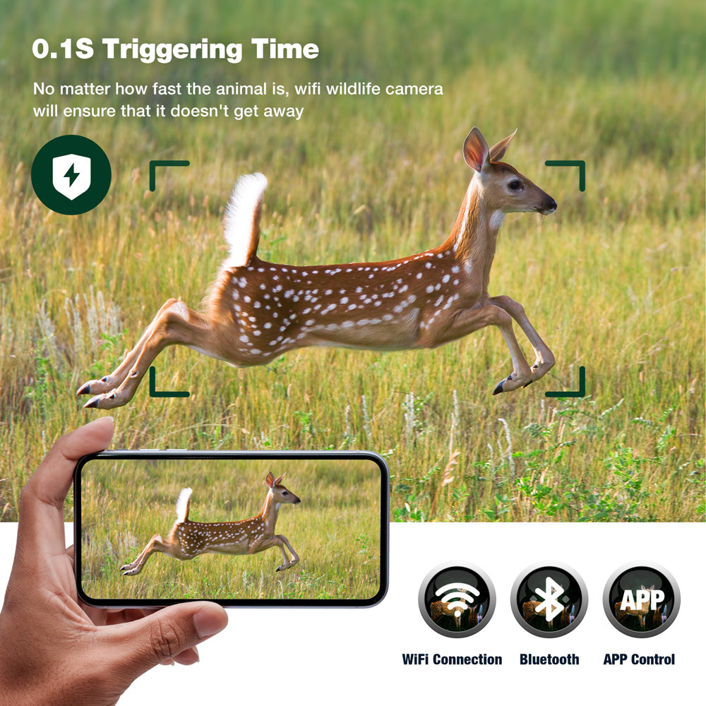 Trail Camera with Starlight Night Vision