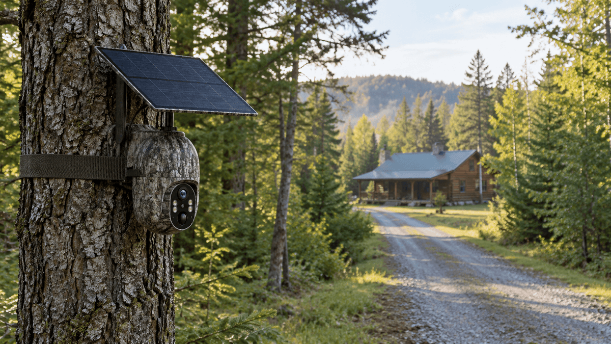 Cellular trail camera monitoring a remote cabin and rural property without Wi-Fi