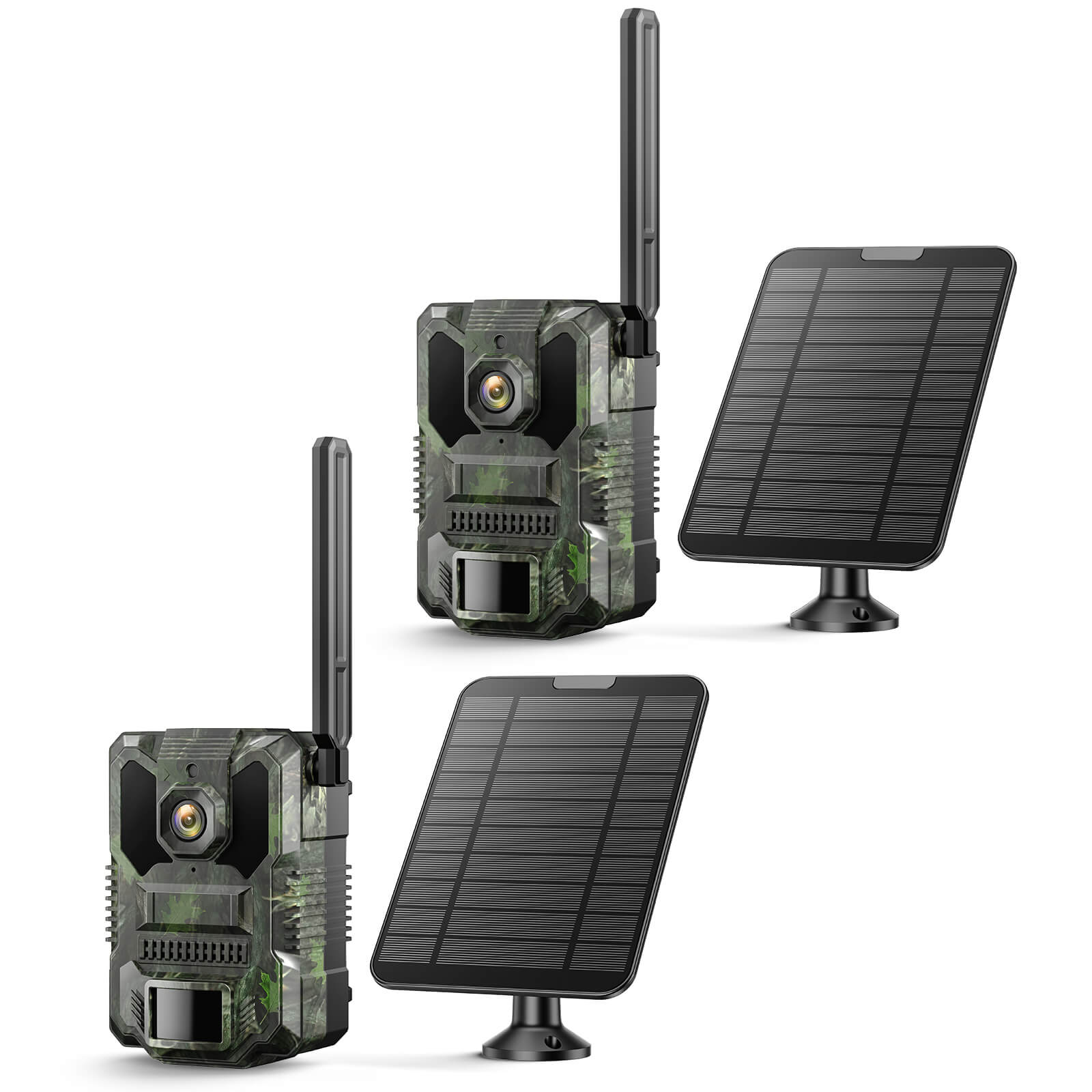 Voopeak TC36 Cellular Game Camera with Live Feed Solar Outdoor Security and Wildlife 940nm No Glow Night Vision Camera