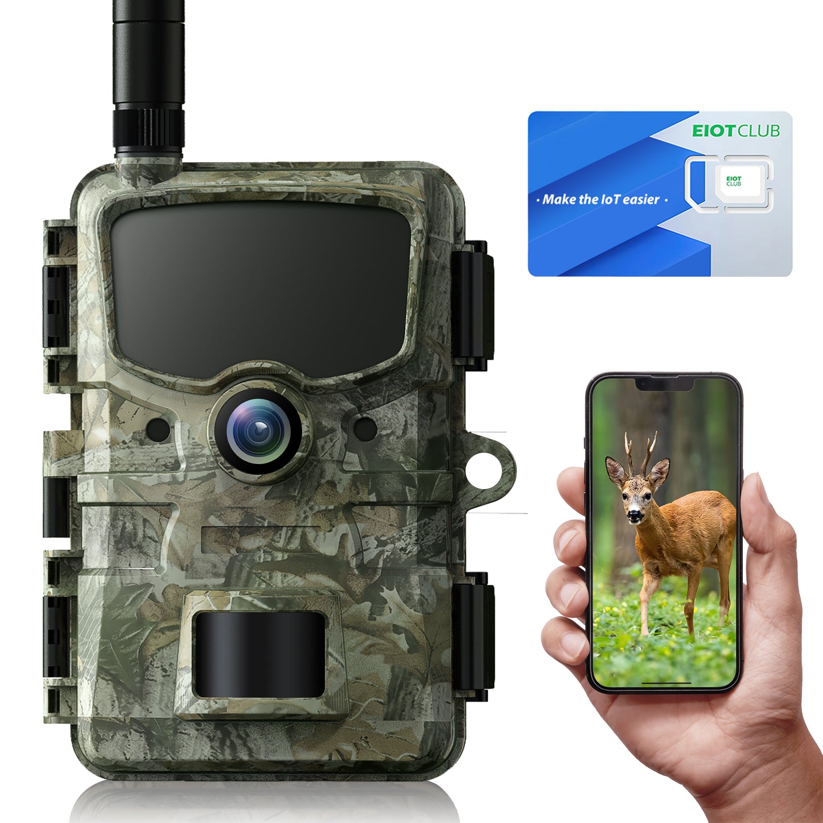 Voopeak 24MP Celluar Trail Camera 4G LTE Wireless Game Camera with 2.4