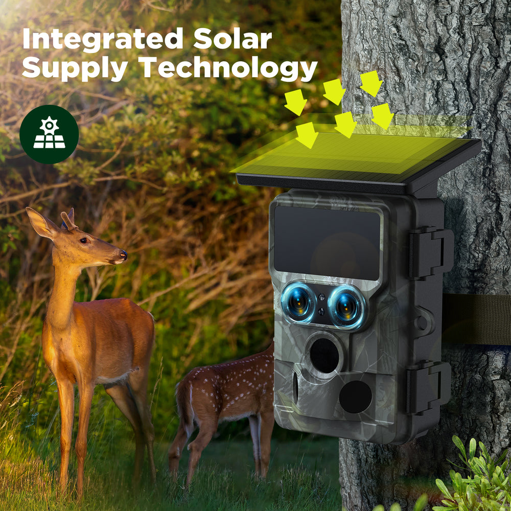 60MP Starlight Color Night Vision Solar Trail Camera | Voopeak