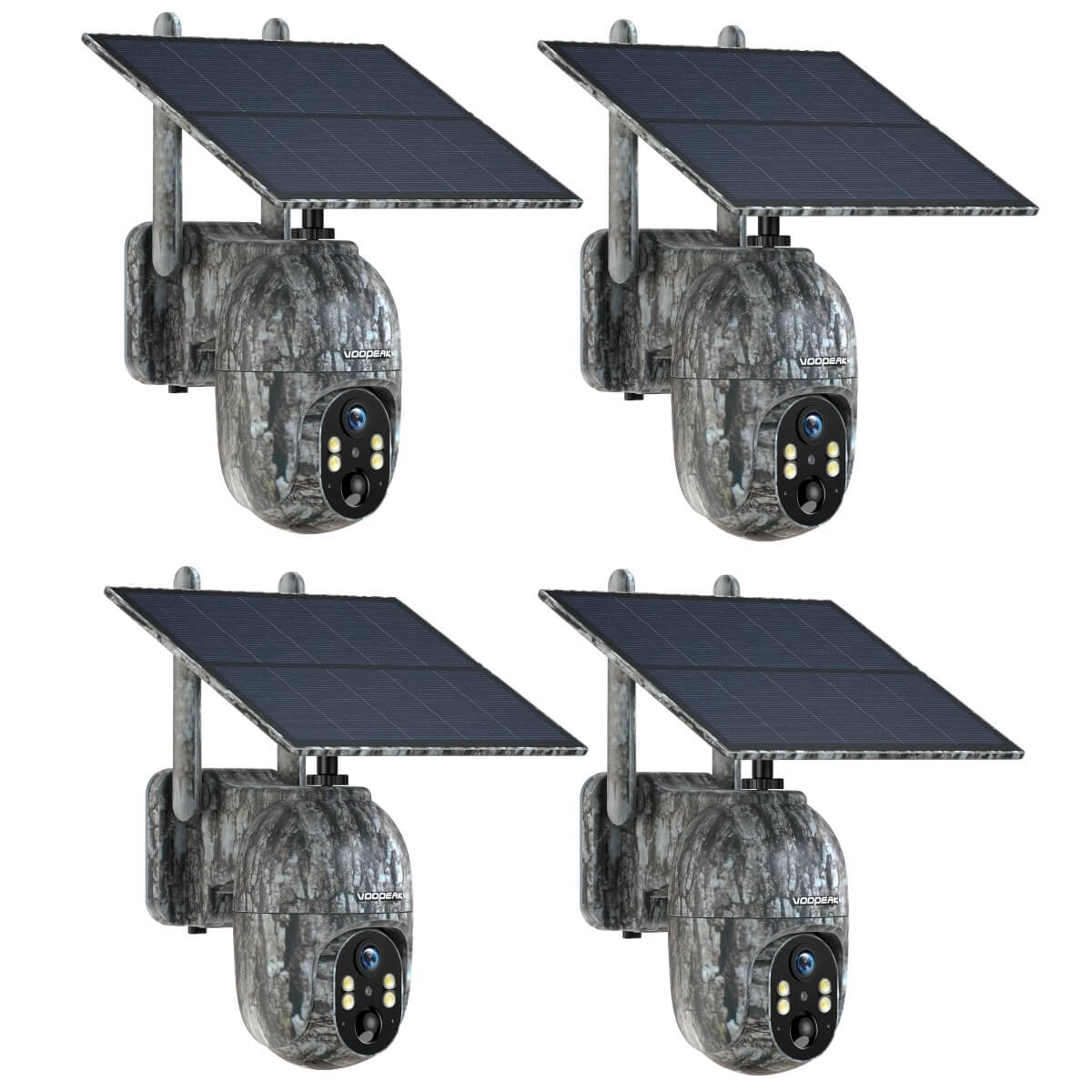 Voopeak TC27 2,5K 4G 360 ° Cellular Solar Live-Feed Wildkamera Wildkamera