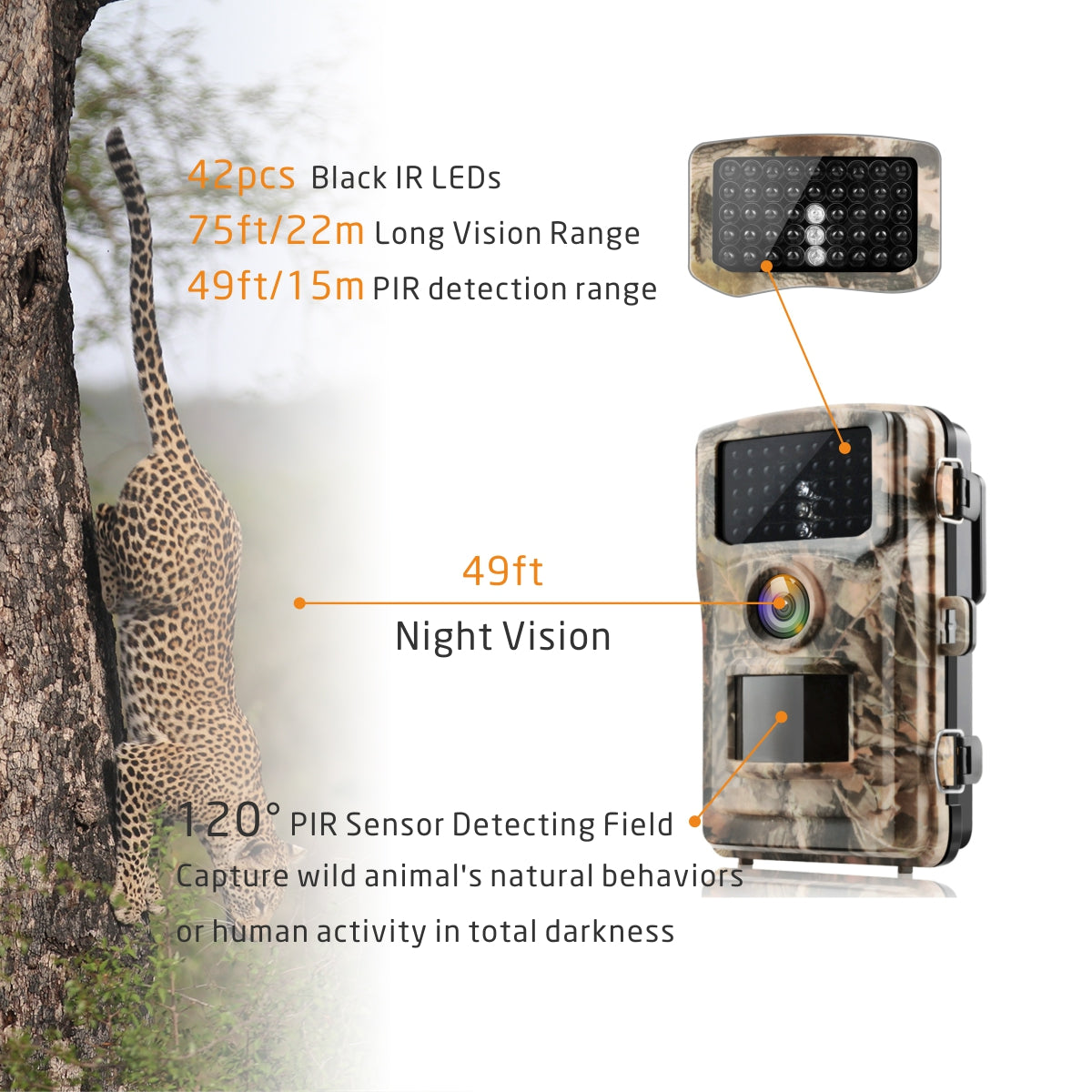 Voopeak T40A FHD 4K & 42MP Trail Game Camera (Only available in the AU)\