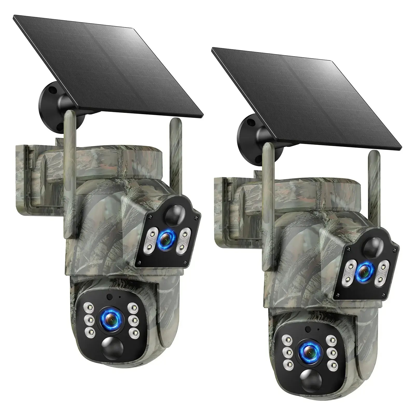 VOOPEAK TC39 Dual Lens Cellular Trail Camera Solar Powered 4G LTE Game Camera for hunting wildlife Monitoring and Property Security