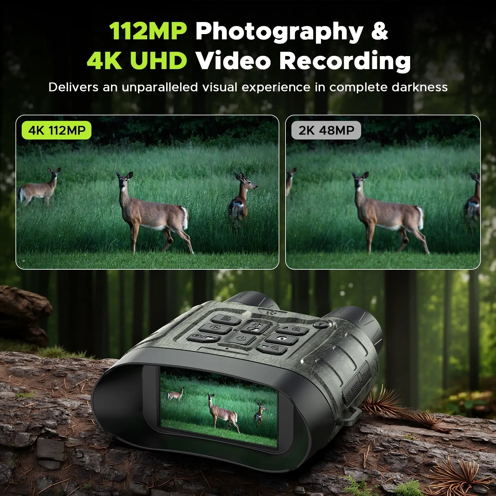 Voopeak NV01 Night Vision Goggles for Hunting, Camping & Security