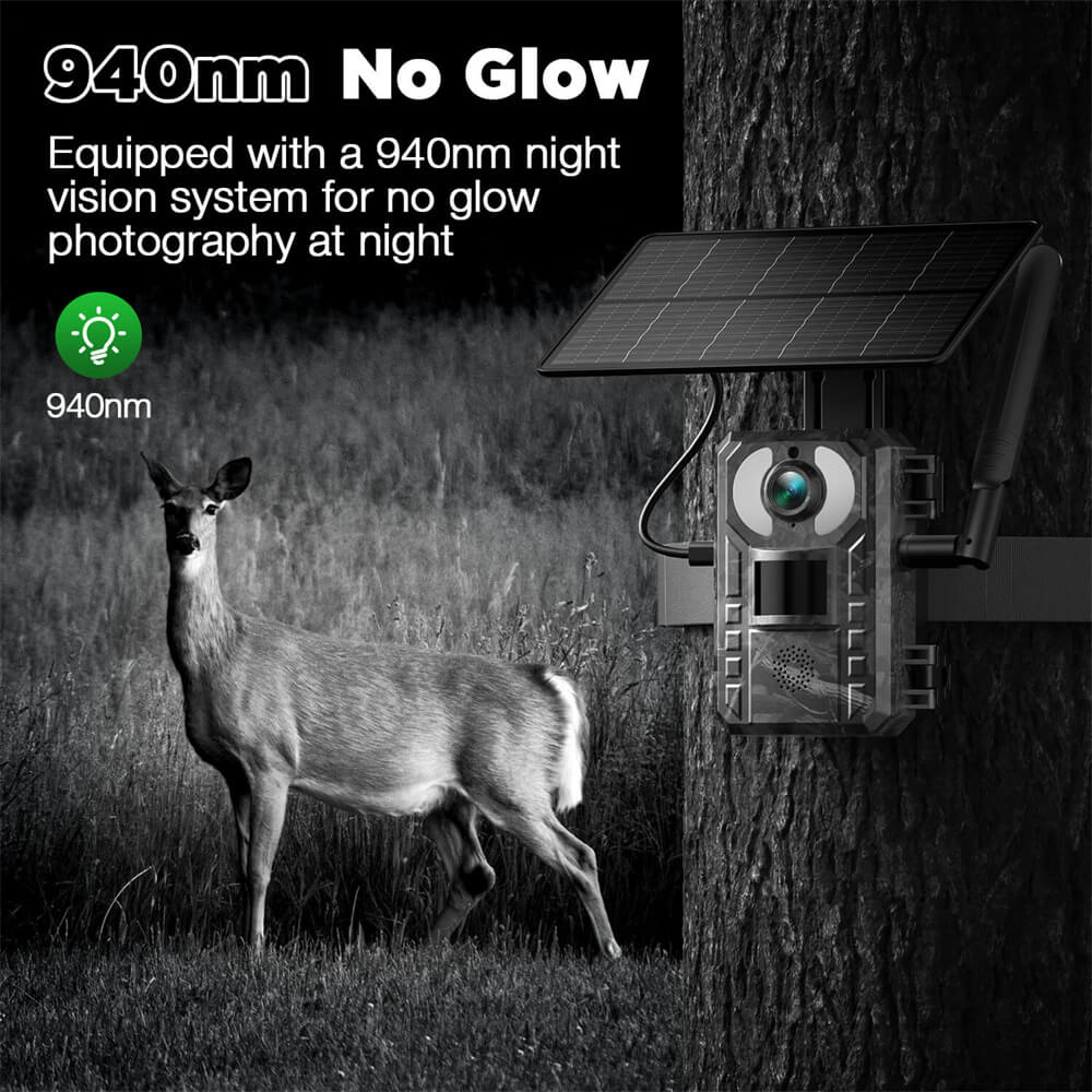 Voopeak TC25 2.5K 4G LTE Cellular Trail Camera With Live Streaming and No Glow Night Vision