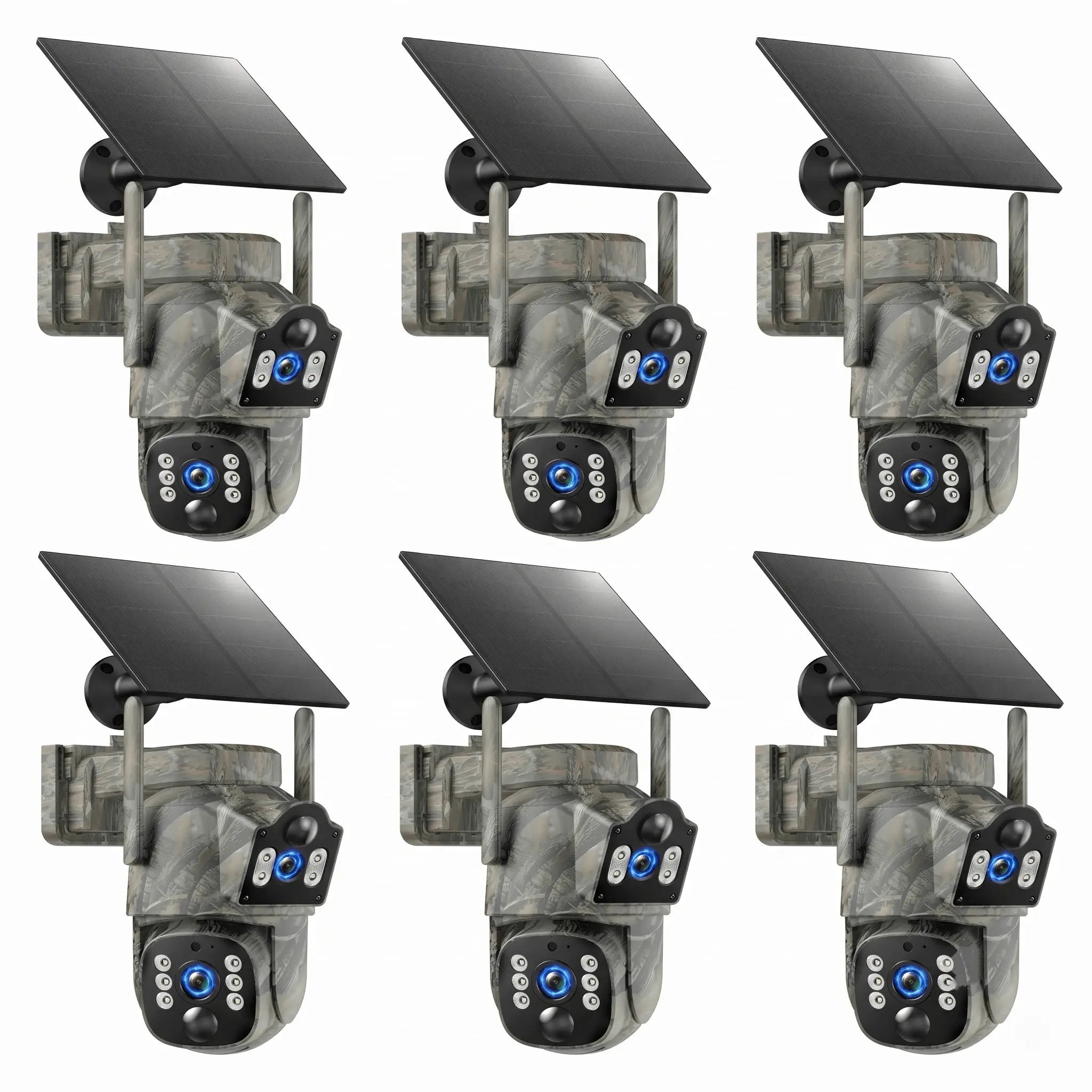VOOPEAK TC39 Dual Lens Cellular Trail Camera Solar Powered 4G LTE Game Camera for hunting wildlife Monitoring and Property Security