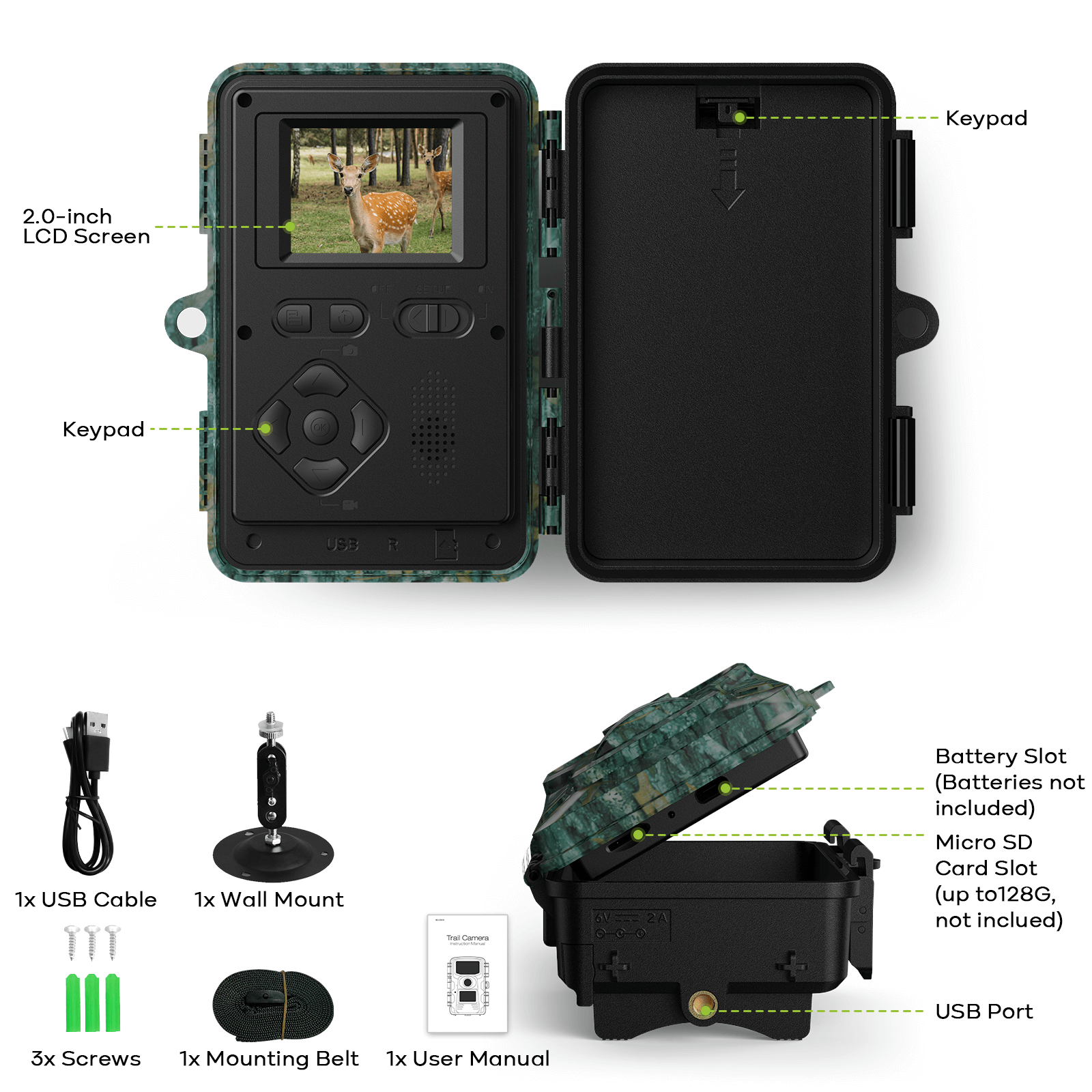 Voopeak TC30 4K Standard Trail Camera ( No wifi)