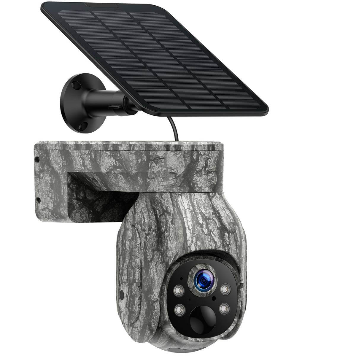 Voopeak TC17 4G LTE 2,5K 360° Live-Feed Solarbetriebene Mobilfunk-Wildkamera