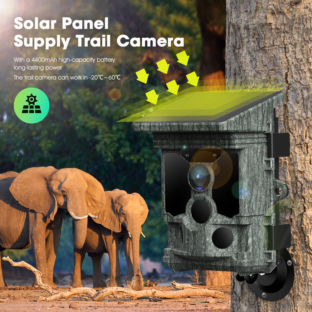 4K WiFi Solar Trail Camera